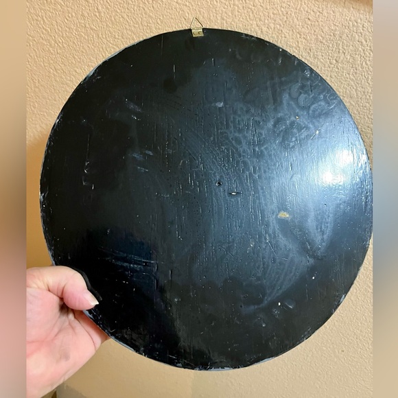 Vintage Original Painted Artwork on Wood - Boho Mandala Eclectic Tribal Folk Art - Picture 4 of 4